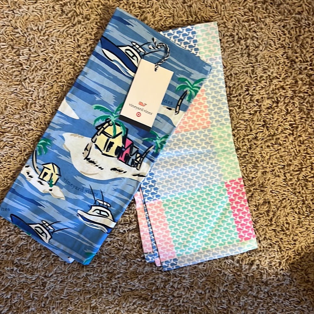 New with Tags Vineyard Vines Target Dish Towels
